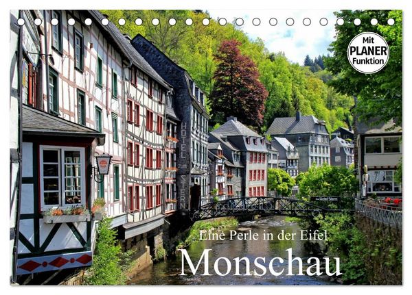 Produktbild: Eine Perle in der Eifel - Monschau (Tischkalender 2026 DIN A5 quer), CALVENDO Monatskalender