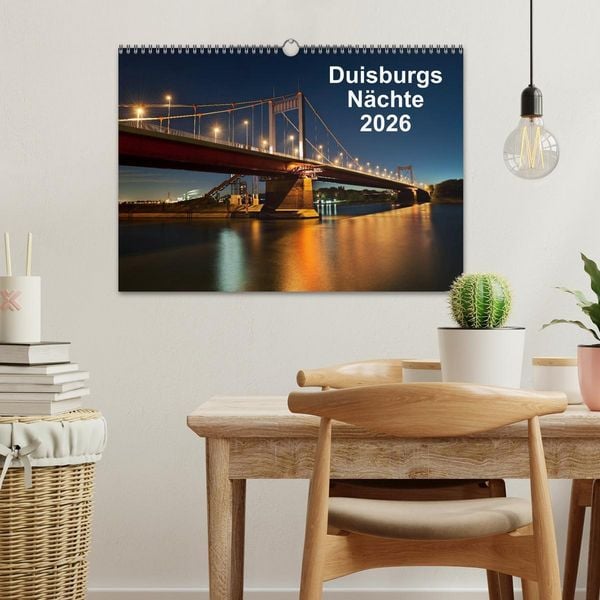 Produktbild: Duisburgs N&auml;chte (Wandkalender 2026 DIN A3 quer), CALVENDO Monatskalender
