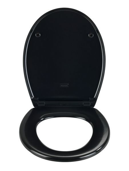 Produktbild: WC Sitz Mod. Vorno Neo Schwarz, Toilettendeckel mit Absenkautomatik
