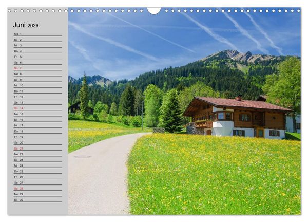 Produktbild: Tannheimer Tal (Wandkalender 2026 DIN A3 quer), CALVENDO Monatskalender