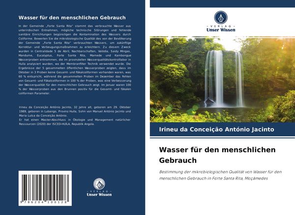 Wasser für den menschlichen Gebrauch, Taschenbuch von Irineu da Conceição António Jacinto, Verlag Unser Wissen, 9786204100128