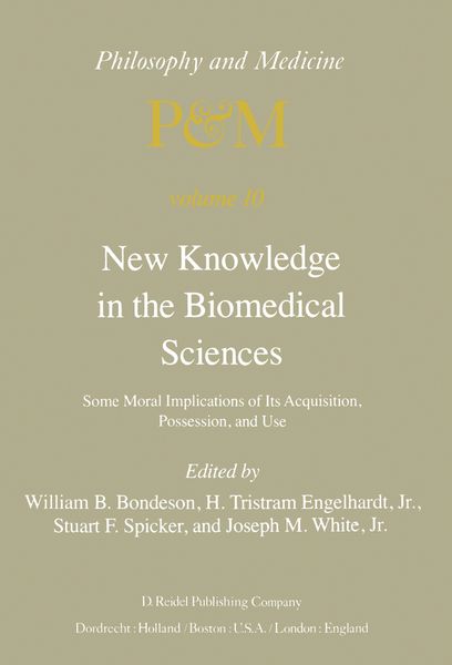 Produktbild: New Knowledge in the Biomedical Sciences