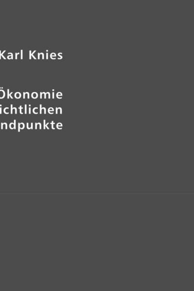Produktbild: Die politische &Ouml;konomie vom geschichtlichen Standpunkte