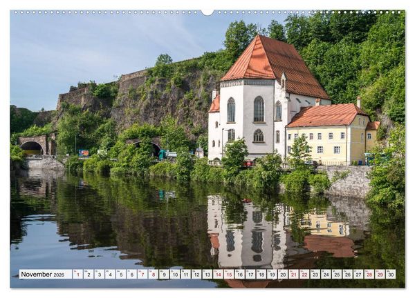 Produktbild: Drei Fl&uuml;sse Stadt Passau (hochwertiger Premium Wandkalender 2026 DIN A2 quer), Kunstdruck in Hochglanz