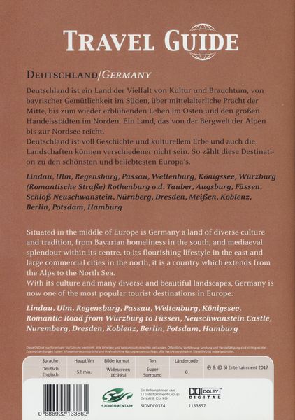 Produktbild: Travel Guide Deutschland (Germany)