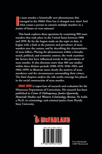 Produktbild: Mass Murder in the United States