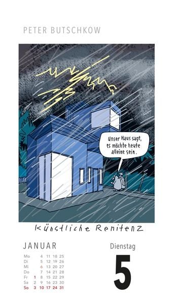 Produktbild: Fiese Bilder Cartoons f&uuml;r jeden Tag 2027: Tagesabrei&szlig;kalender