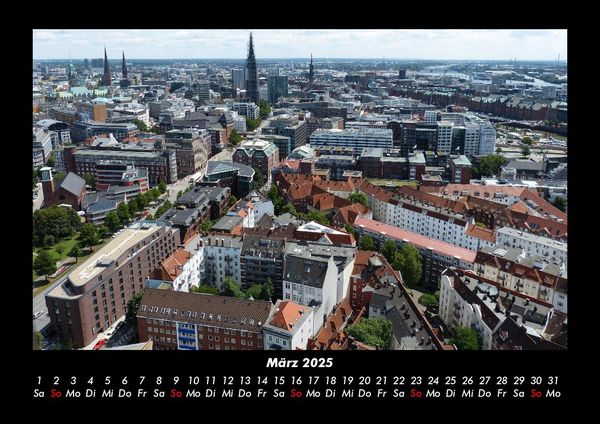 Produktbild: Hamburg 2025 Fotokalender DIN A3