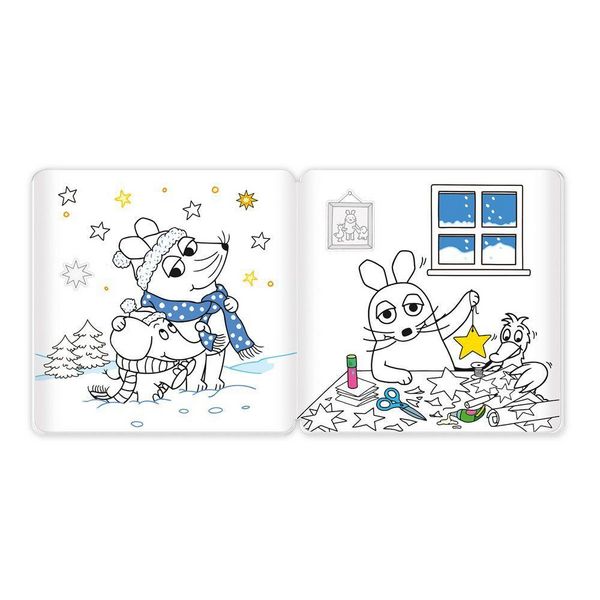 Produktbild: TR&Ouml;TSCH - Die Maus Stickermalbuch Winter Malbuch mit Stickern | Ab 4 Jahren