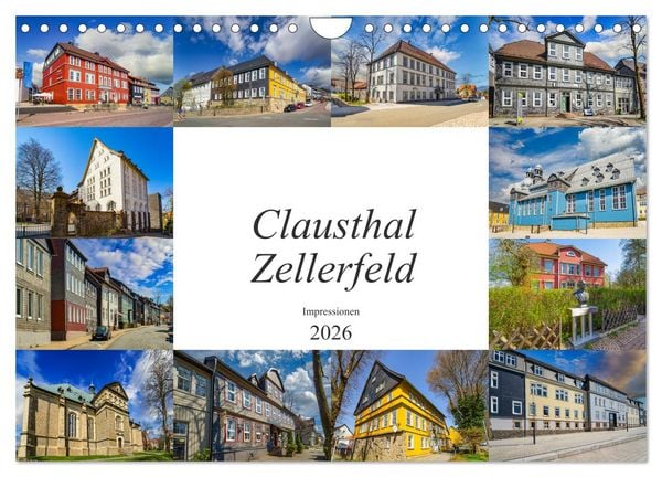 Produktbild: Clausthal Zellerfeld Impressionen (Wandkalender 2026 DIN A4 quer), CALVENDO Monatskalender