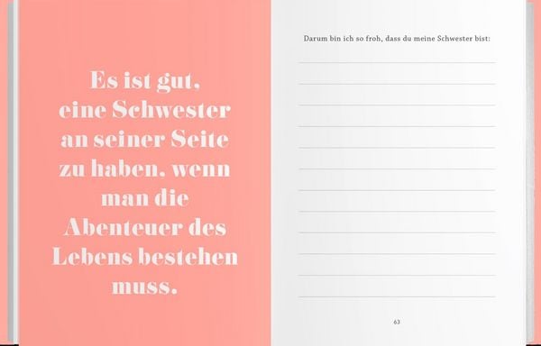Produktbild: F&uuml;r meine wunderbare Schwester