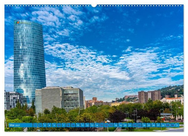 Produktbild: Buntes Bilbao (hochwertiger Premium Wandkalender 2027 DIN A2 quer), Kunstdruck in Hochglanz