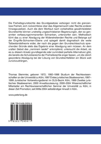 Produktbild: Das &laquo;Neminem-laedere-Gebot&raquo;