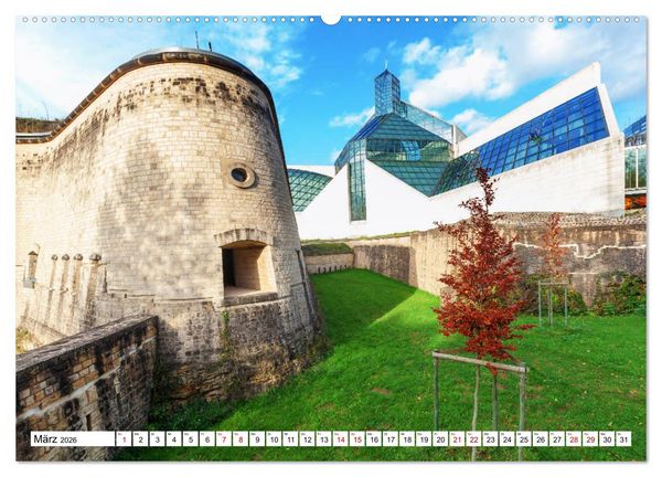 Produktbild: Architektonische Zeitspr&uuml;nge (Wandkalender 2026 DIN A2 quer), CALVENDO Monatskalender