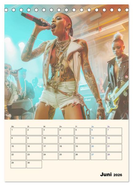 Produktbild: Punkerg&ouml;ren - In Aktion (Tischkalender 2026 DIN A5 hoch), CALVENDO Monatskalender