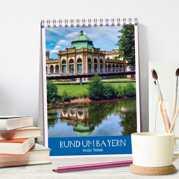 Produktbild: Rund um Bayern (Tischkalender 2026 DIN A5 hoch), CALVENDO Monatskalender