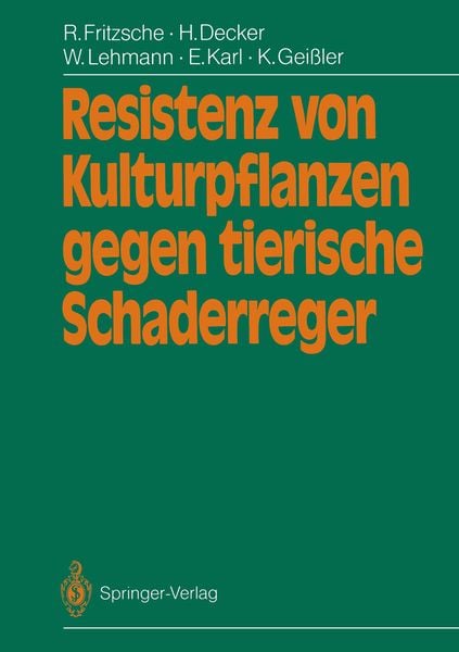 Produktbild: Resistenz von Kulturpflanzen gegen tierische Schaderreger