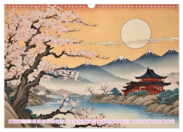 Produktbild: Hanami in Japan (Wandkalender 2026 DIN A3 quer), CALVENDO Monatskalender