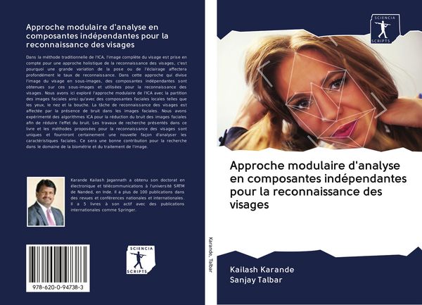 Produktbild: Approche modulaire d'analyse en composantes ind&eacute;pendantes pour la reconnaissance des visages