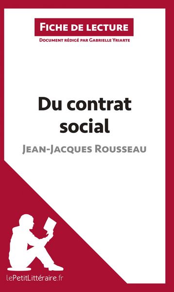 Produktbild: Du contrat social de Jean-Jacques Rousseau (Fiche de lecture)