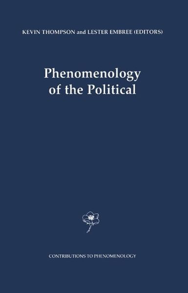 Produktbild: Phenomenology of the Political