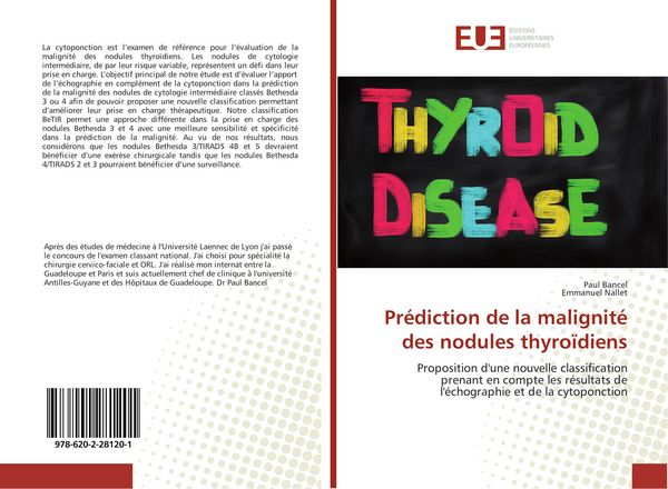 Produktbild: Pr&eacute;diction de la malignit&eacute; des nodules thyro&iuml;diens