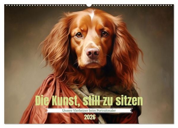 Die Kunst, still zu sitzen (Wandkalender 2026 DIN A2 quer), CALVENDO Monatskalender