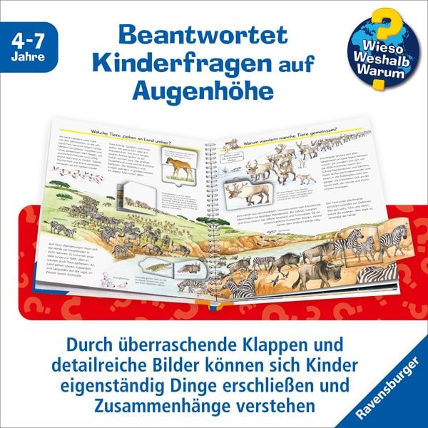 Produktbild: Wieso? Weshalb? Warum? Band 37 - Alles &uuml;ber Tierwanderungen