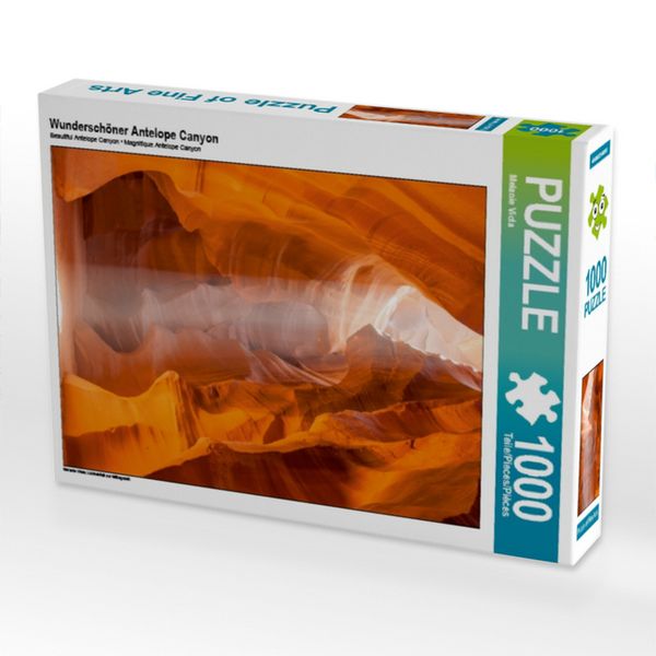 Produktbild: CALVENDO Puzzle Wundersch&ouml;ner Antelope Canyon | 1000 Teile Lege-Gr&ouml;&szlig;e 64x48cm Foto-Puzzle f&uuml;r gl&uuml;ckliche Stunden