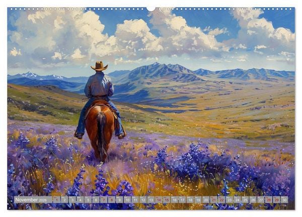 Produktbild: Horses, Power and Freedom (Wall Calendar 2026 DIN A2 landscape), CALVENDO 12 Month Wall Calendar