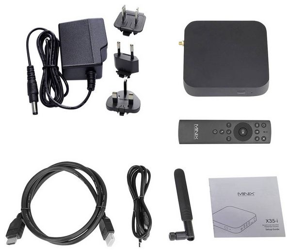 Produktbild: Minix Android Mini-PC ARM Cortex RK3566 Cortex - A55 Quad-Core 1.8 GHz 4 GB RAM 32 GB eMMC ARM <br>Mali-G52 MINIX X35-i Max IPC
