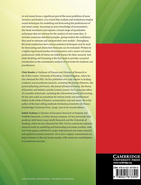 Produktbild: Real Estate Modelling and Forecasting