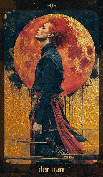 Produktbild: Bernsteinmond Tarot - 78 Tarotkarten und 80-seitiges Booklet