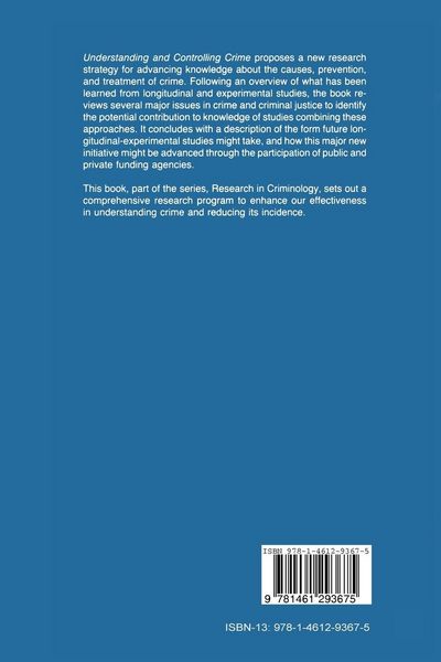 Produktbild: Understanding and Controlling Crime