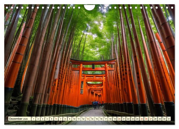 Produktbild: Typisch Japanisch (Wandkalender 2026 DIN A4 quer), CALVENDO Monatskalender