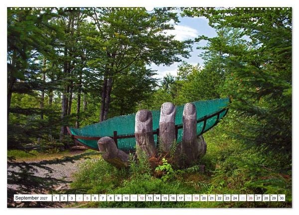 Produktbild: Gl&auml;serne Attraktionen - Glaskunst im Bayerischen Wald (Wandkalender 2027 DIN A2 quer), CALVENDO Monatskalender
