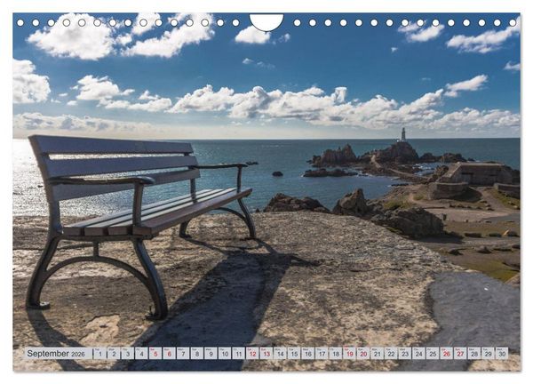Produktbild: JERSEY THE CHANNEL ISLAND (Wall Calendar 2026 DIN A4 landscape), CALVENDO 12 Month Wall Calendar