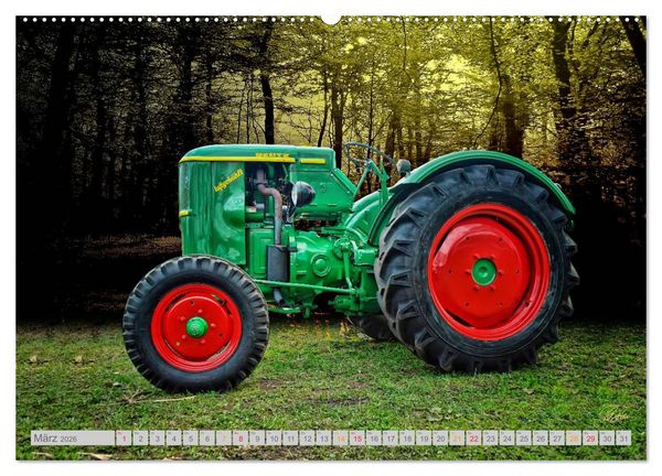 Produktbild: Oldtimer Sch&auml;tze. Ein Traktoren-Kalender (Wandkalender 2026 DIN A2 quer), CALVENDO Monatskalender