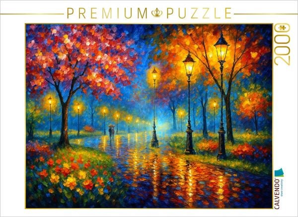 Produktbild: CALVENDO Puzzle Lichterstimmung im Park | 2000 Teile Lege-Gr&ouml;&szlig;e 90x67cm Foto-Puzzle f&uuml;r gl&uuml;ckliche Stunden