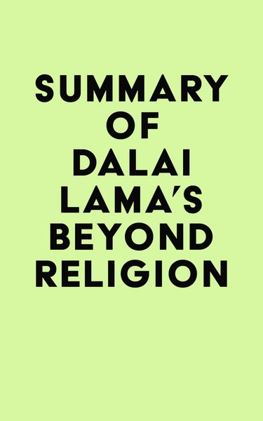 Produktbild: Summary of Dalai Lama's Beyond Religion