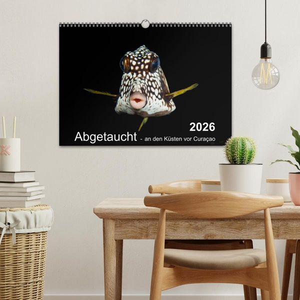 Produktbild: Abgetaucht - an den K&uuml;sten vor Cura&ccedil;ao (Wandkalender 2026 DIN A3 quer), CALVENDO Monatskalender