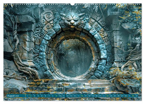 Produktbild: Mystische r&auml;tselhafte Orte (Wandkalender 2026 DIN A2 quer), CALVENDO Monatskalender