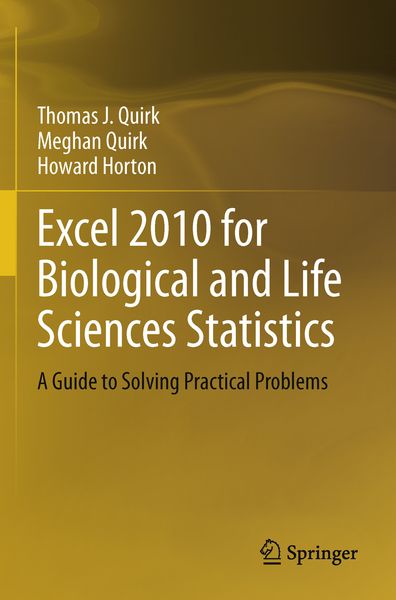 Produktbild: Excel 2010 for Biological and Life Sciences Statistics