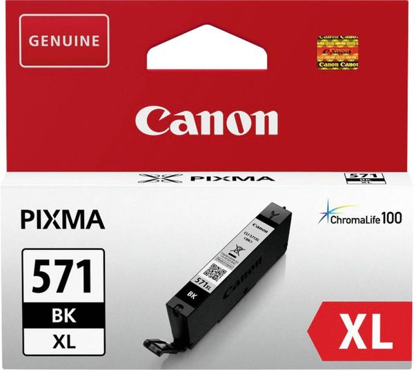 Canon Druckerpatrone CLI-571BK XL Original Foto Schwarz 0331C001