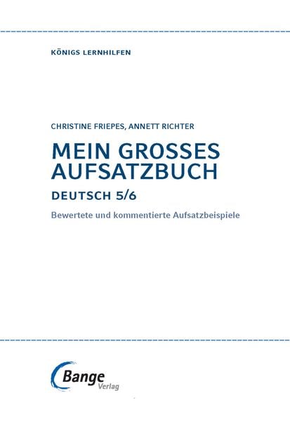 Produktbild: Mein gro&szlig;es Aufsatzbuch - Deutsch 5./6. Klasse