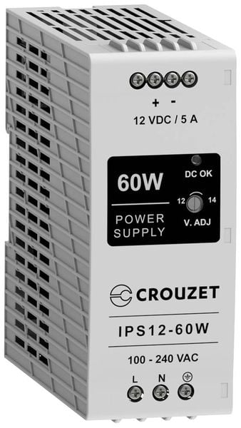 Crouzet 89452061 Industrienetzteil 12V 5A 60W Inhalt 1St.