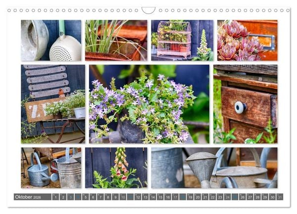Produktbild: Naturcollagen 2026 (Wandkalender 2026 DIN A3 quer), CALVENDO Monatskalender