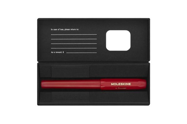 Produktbild: Moleskine Kaweco Ballpoint Pen, Red, Medium Point (0.7 MM), Blue Ink