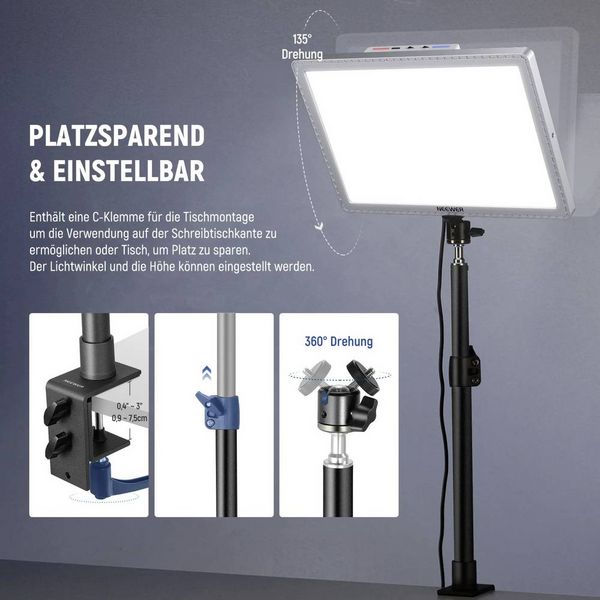 Produktbild: Neewer GL1PRO LED Videoleuchte