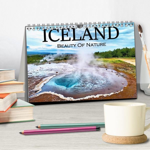 Produktbild: Iceland Beauty of Nature (Desk Calendar 2026 DIN A5 landscape), CALVENDO 12 Month DeskCalendar